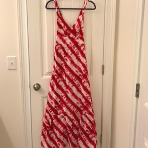 Tie dye maxi dress